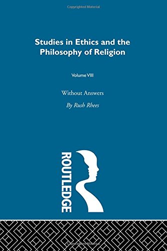 Without Answers Vol 8 Reprint Rush Rhees