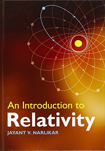 An Introduction To Relativity 1st Edition Narlikar Jayant Vishnu