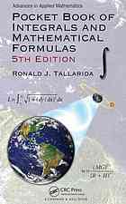 Pocket Book Of Integrals And Mathematical Formulas 5ed Tallarida