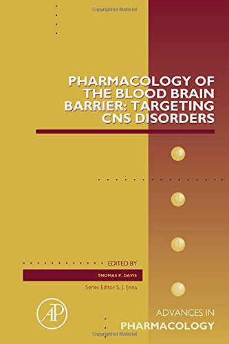 Pharmacology Of The Blood Brain Barrier Targeting Cns Disorders First Edition Thomas P Davis Mup Dc Dacboh