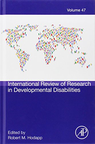 International Review Of Research In Developmental Disabilities 1st Edition Hodapp