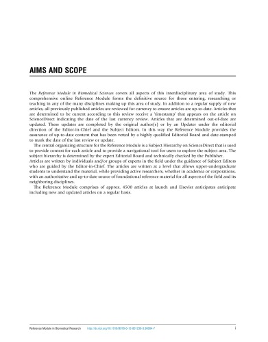 Reference Module In Biomedical Research Caplan Michael J