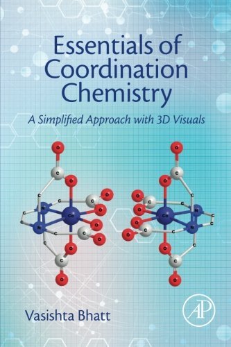 Essentials Of Coordination Chemistry A Simplified Approach With 3d Visuals 1st Edition Bhatt