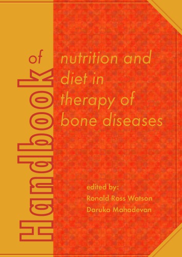 Handbook Of Nutrition And Diet In Therapy Of Bone Diseases Mahadevan