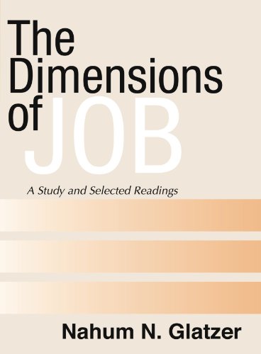 Dimensions Of Job A Study And Selected Readings Nahum N Glatzer