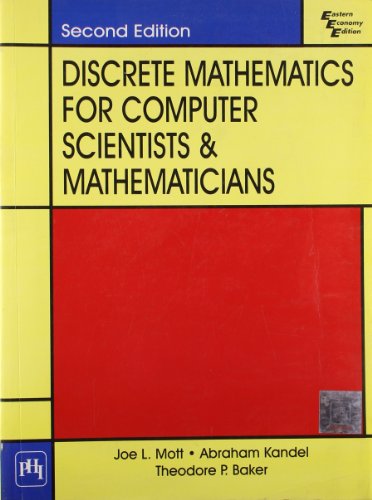 Discrete Mathematics For Computer Scientists And Mathematicians 2nd Edition Joe Mott