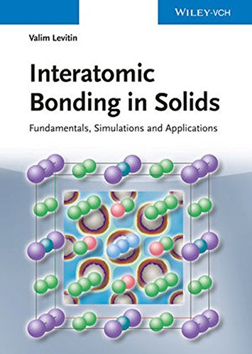 Interatomic Bonding In Solids Fundamentals Simulation Applications 1st Edition Valim Levitin