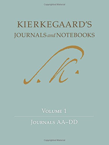 Kierkegaards Journals And Notebooks Volume 1 Journals Aadd Sren Kierkegaard
