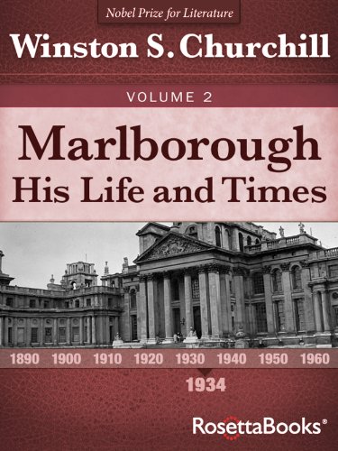 Marlborough His Life And Times Volume Ii Winston S Churchill