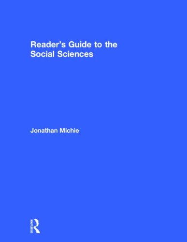 Readers Guide To The Social Sciences 1st Edition Jonathan Michie