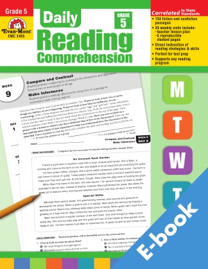 Daily Reading Comprehension Grade 5 Amelia Gray