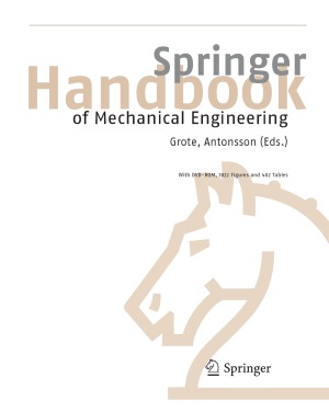 Springer Handbook Of Mechanical Engineering Karlheinrich Grote