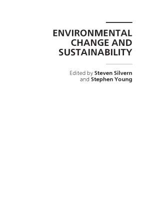 Environmental Change And Sustainability Steven Silvern And Stephen Young