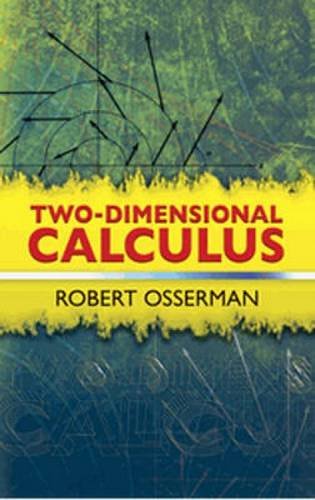 Twodimensional Calculus Reprint Robert Osserman
