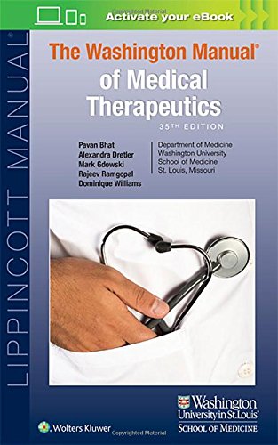 The Washington Manual Of Medical Therapeutics 35th Edition Pavan Bhat