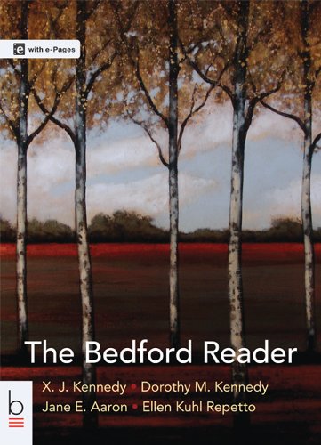 The Bedford Reader 12th Edition X J Kennedy Dorothy M Kennedy