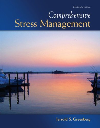 Comprehensive Stress Management 13th Edition Jerrold Greenberg