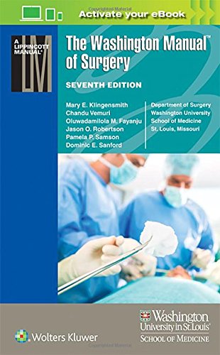 The Washington Manual Of Surgery 7th Edition Mary E Klingensmith