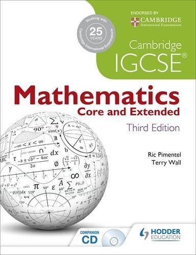 Cambridge Igcse Mathematics Core Extended 3 Papcdr Ric Pimentel
