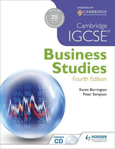 Cambridge Igcse Business Studies 4 Papcdr Karen Borrington Peter Stimpson
