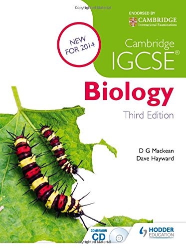 Cambridge Igcse Biology 3rd Revised Edition D G Mackean Dave Hayward