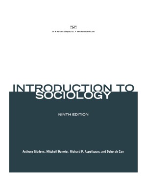 Introduction To Sociology Seagull Ninth Edition Anthony Giddens