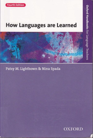 How Languages Are Learned 4th Edition Patsy Lightbown Nina Spada