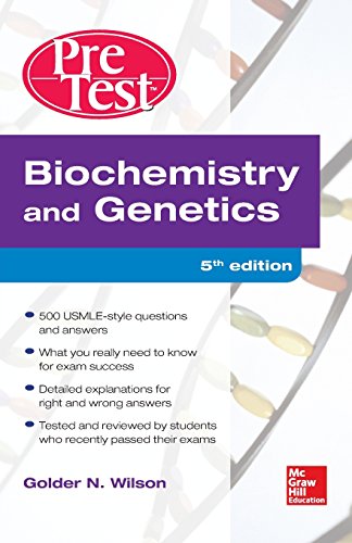 Biochemistry And Genetics Pretest Selfassessment And Review 5th Edition Golder Wilson