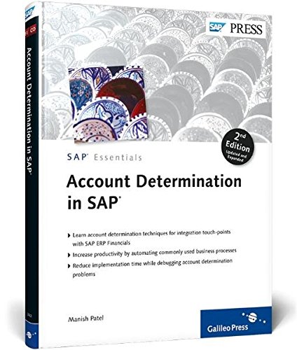 Account Determination In Sap Learn Important Account Determination Techniques 2nd Edition Manish Patel