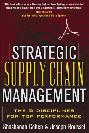 Strategic Supply Chain Management Shoshanah Cohen