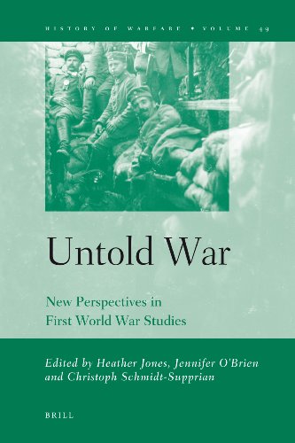 Untold War New Perspectives In First World War Studies Heather Jones