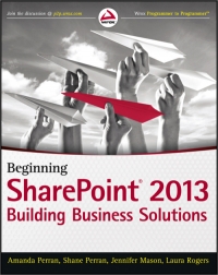 Beginning Sharepoint 2013 Building Business Solutions Amanda Perran