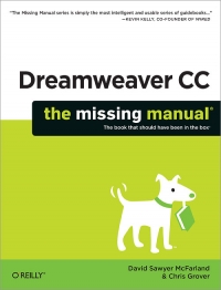 Dreamweaver Cc The Missing Manual David Sawyer Mcfarland Chris Grover
