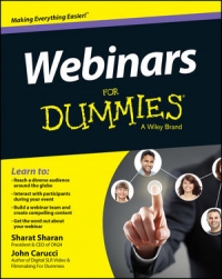 Webinars For Dummies Sharat Sharan John Carucci