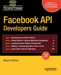 Facebook Api Developers Guide Wayne Graham