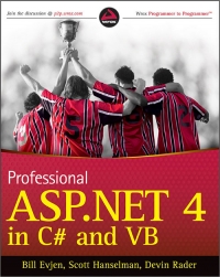 Professional Aspnet 4 In C And Vb Scott Hanselman Devin Rader