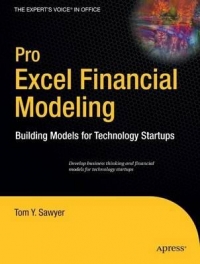 Pro Excel Financial Modeling Building Models For Technology Startups Tom Y Sawyer