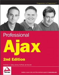 Professional Ajax 2nd Edition Nicholas C Zakas Jeremy Mcpeak