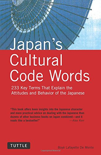 Japans Cultural Code Words 233 Key Terms That Explain The Attitudes And Behavior Of The Japanese 2004 Original Ed Boye Lafayette De Mente