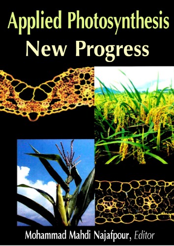 Applied Photosynthesis New Progress Mohammad Mahdi Najafpour