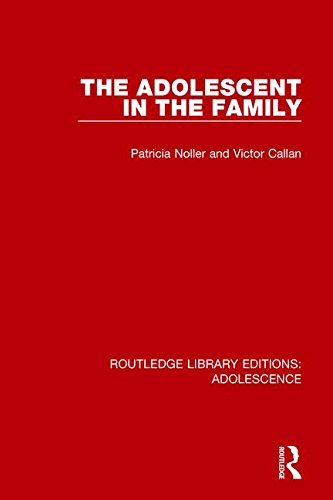 The Adolescent In The Family Patricia Noller Victor Callan