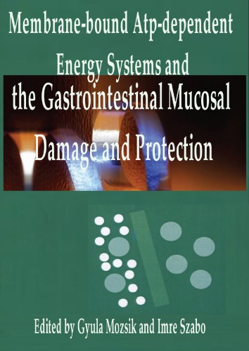 Membranebound Atpdependent Energy Systems And The Gastrointestinal Mucosal Damage And Protection Gyula Mozsik And Imre Szabo