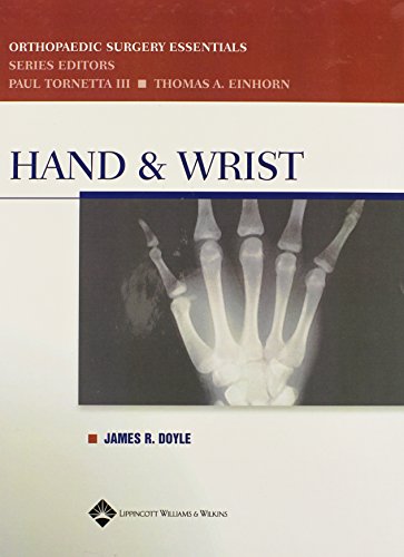 Hand And Wrist 1st Edition James R Doyle Md