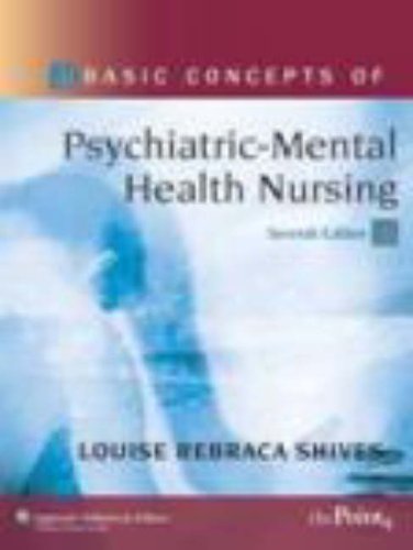 Basic Concepts Of Psychiatricmental Health Nursing Point Seventh Louise Rebraca Shives Msn Arnp Cns
