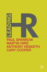 Leading Hr 1st Edition Paul Sparrow Martin Hird Anthony Hesketh