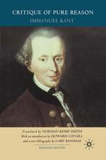 Critique Of Pure Reason 2nd Edition Immanuel Kant Auth