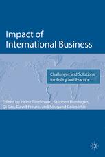 Impact Of International Business Challenges And Solutions For Policy And Practice 1st Edition Heinz Tselmann
