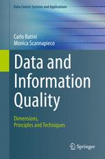 Data And Information Quality Dimensions Principles And Techniques 1st Edition Carlo Batini