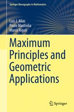 Maximum Principles And Geometric Applications 1st Edition Luis J Alas