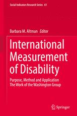 International Measurement Of Disability Purpose Method And Application 1st Edition Barbara M Altman Eds